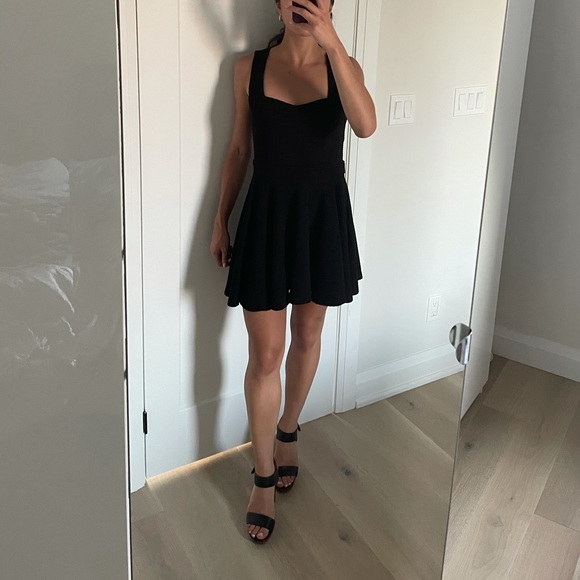 Bebe Black Mini Dress S - Picture 2 of 8